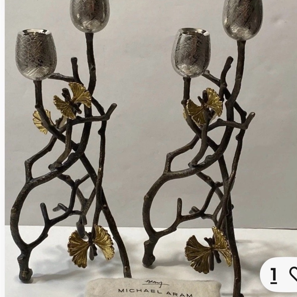 Elegant Gold and Brown Decorative Branch Accent